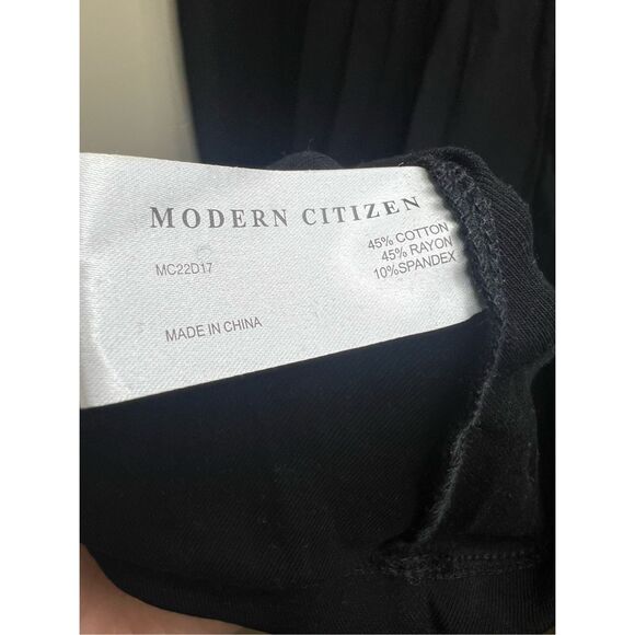 Modern Citizen Prima Jersey Midi Dress in Black - Picture 9 of 9